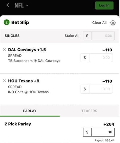 best nfl parlay bets